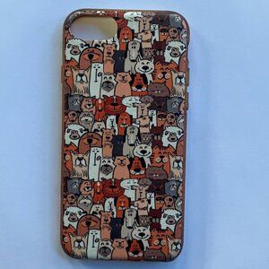 Cartoon Dogs Cats Smile iPhone 7/8/SE 2020/SE 2022 PHONE CASE